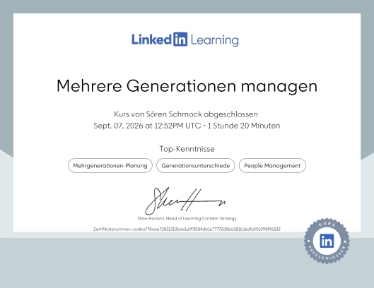 Mehrere Generationen managen